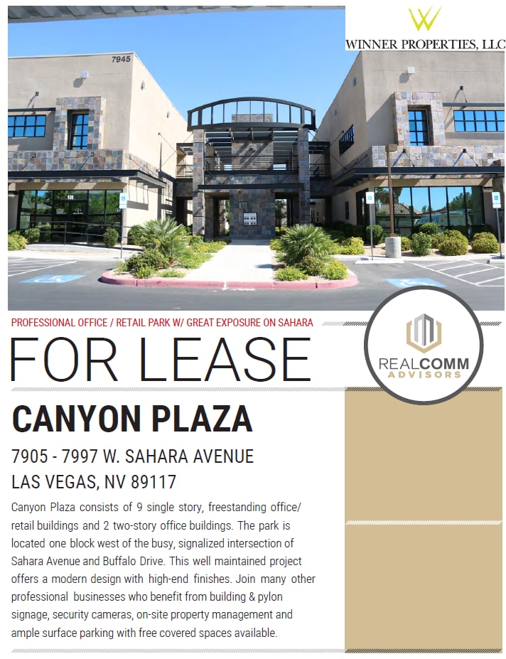7905-7995 W Sahara Ave, Las Vegas, NV for lease Building Photo- Image 1 of 5