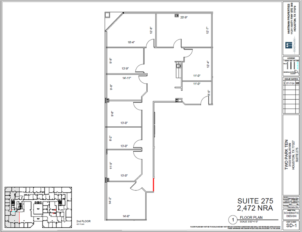 16300 Katy Fwy, Houston, TX for lease Floor Plan- Image 1 of 1