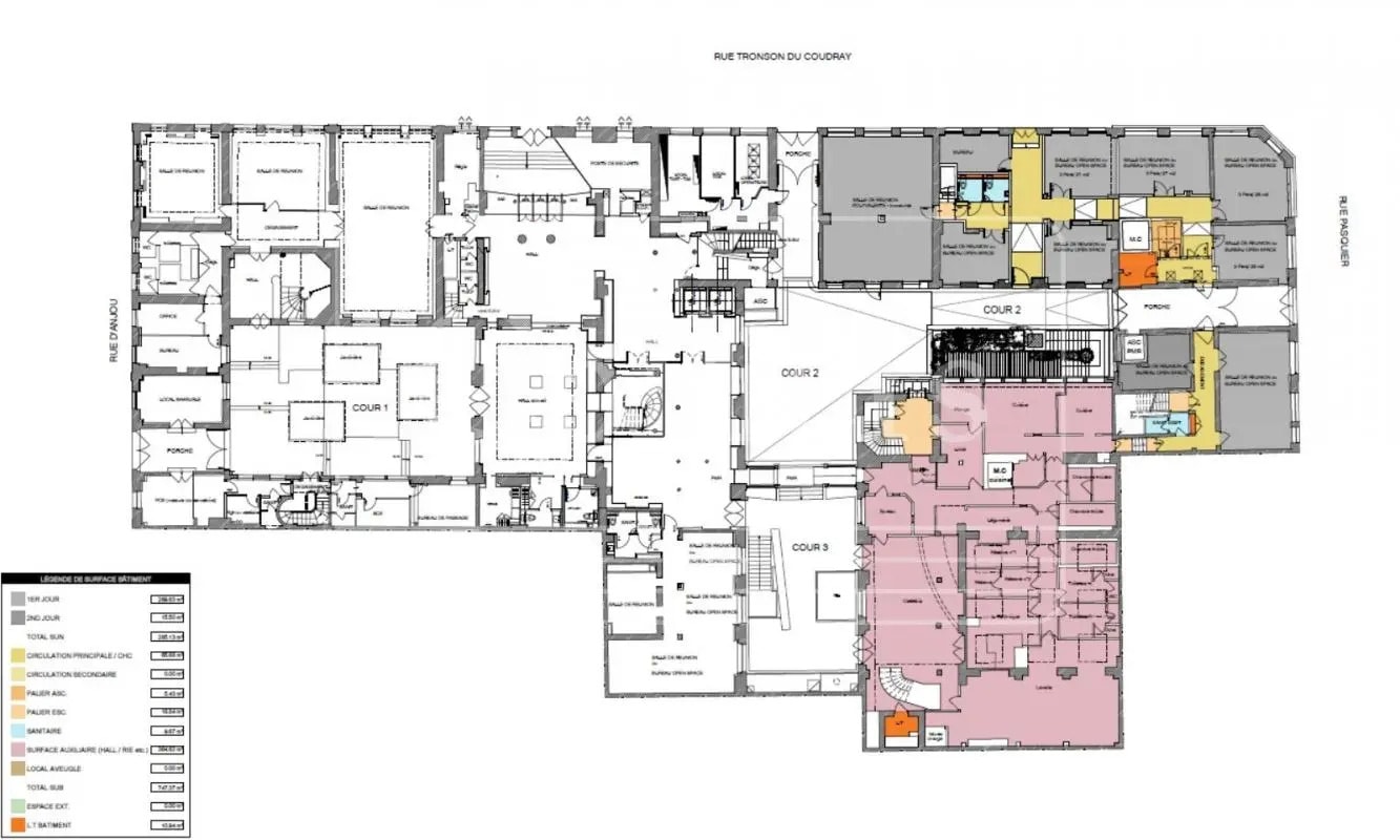 25 Rue Pasquier, Paris for lease Floor Plan- Image 1 of 7