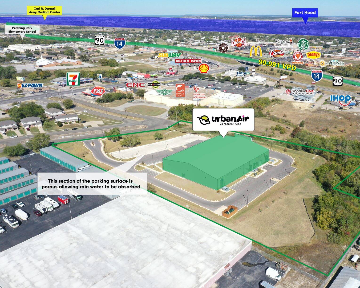 2102 Jennifer Dr, Killeen, TX 76540 Urban Air Trampoline Park