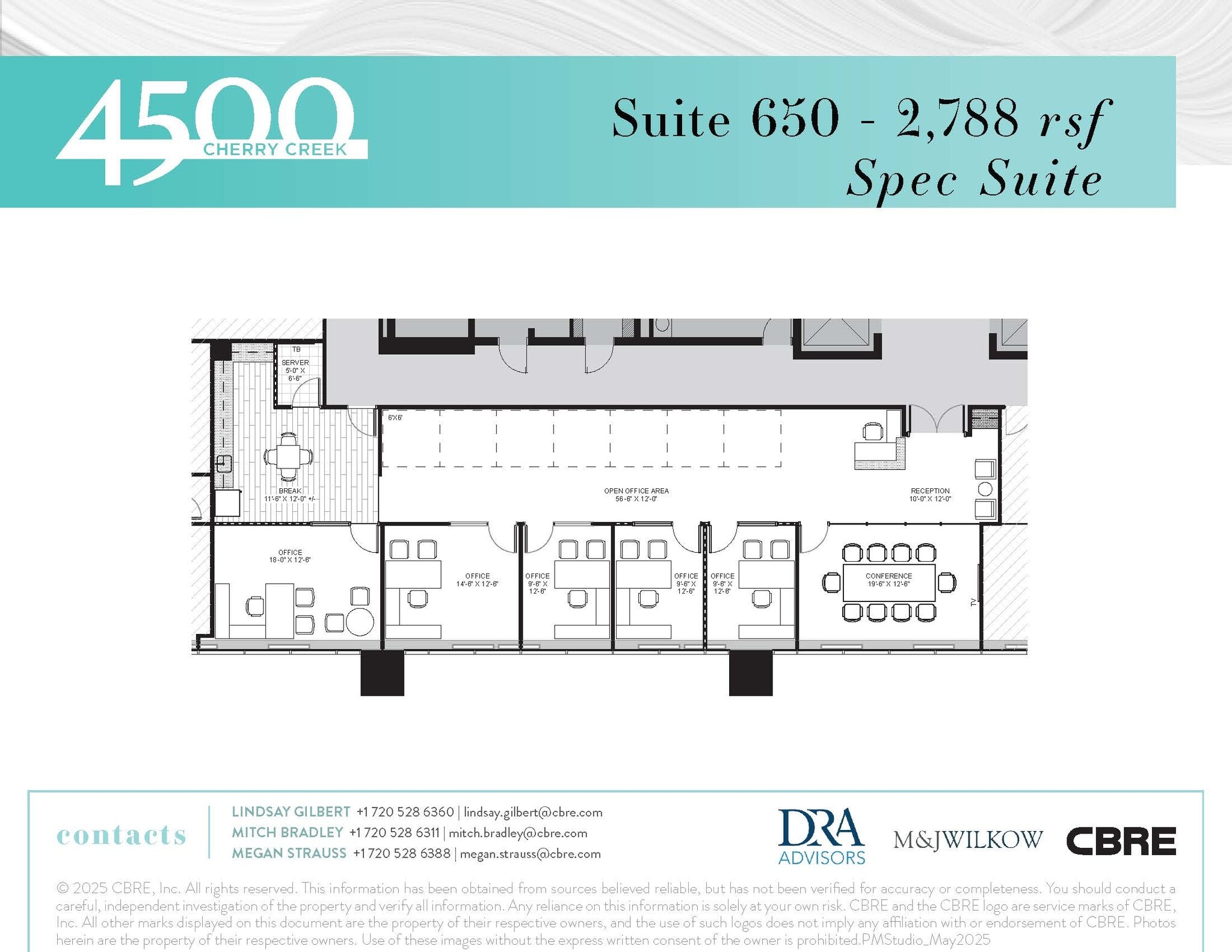4500 S Cherry Creek Dr, Denver, CO for lease Floor Plan- Image 1 of 1