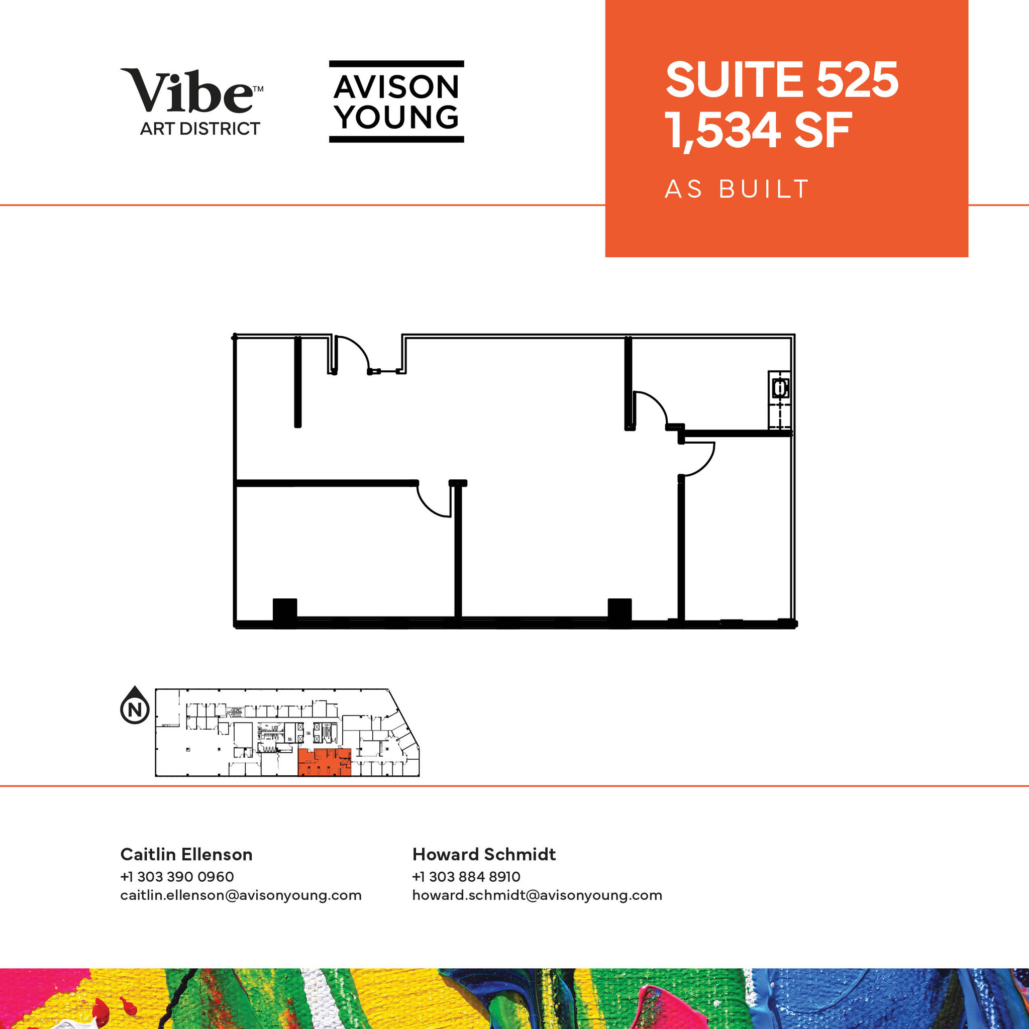 1391 N Speer Blvd, Denver, CO for lease Floor Plan- Image 1 of 1