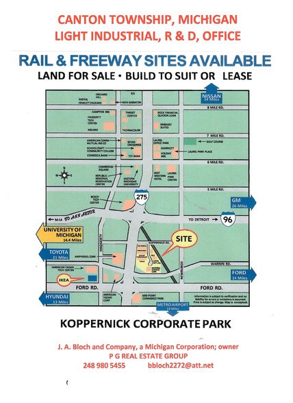 Commerce Blvd, Canton, MI for sale - Site Plan - Image 2 of 2