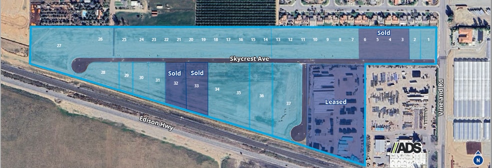 Edison Hwy, Bakersfield, CA for sale - Building Photo - Image 3 of 9