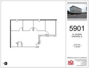 5901 N Cicero Ave, Chicago, IL for lease Floor Plan- Image 2 of 2