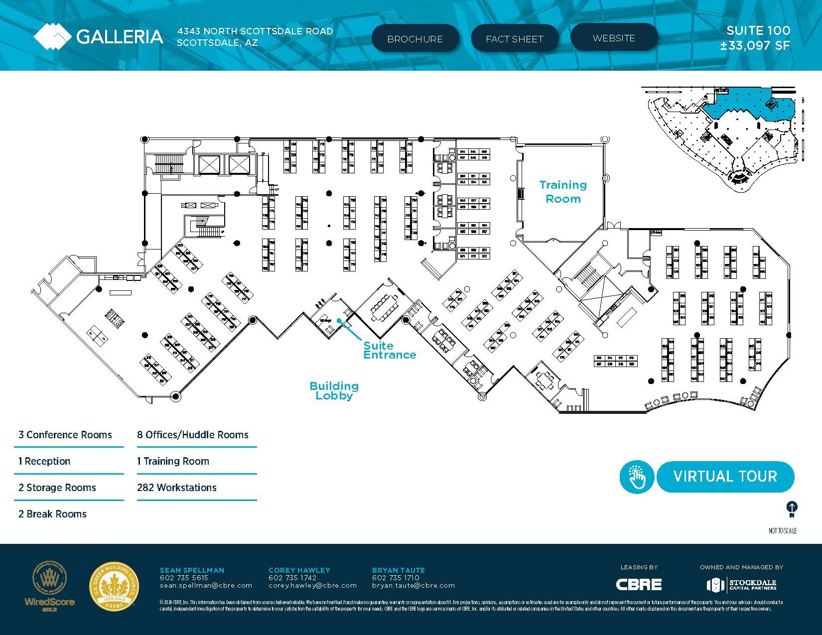 4343 N Scottsdale Rd, Scottsdale, AZ for lease Floor Plan- Image 1 of 1