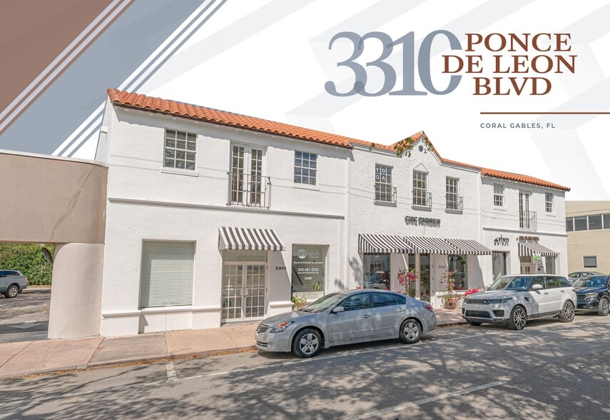 3306-3310 Ponce De Leon Blvd, Coral Gables, FL for sale - Building Photo - Image 1 of 8