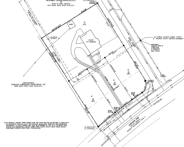 2918 Lebanon Pike, Nashville, TN for sale - Plat Map - Image 1 of 3