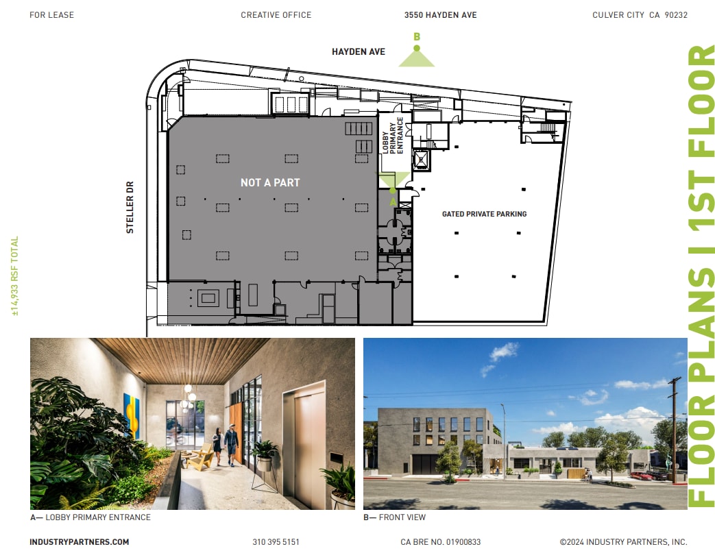 3550 Hayden Ave, Culver City, CA for lease Floor Plan- Image 1 of 3