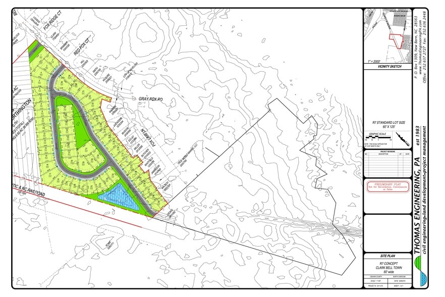 Fox Ridge Ct, Havelock, NC for sale - Site Plan - Image 1 of 3