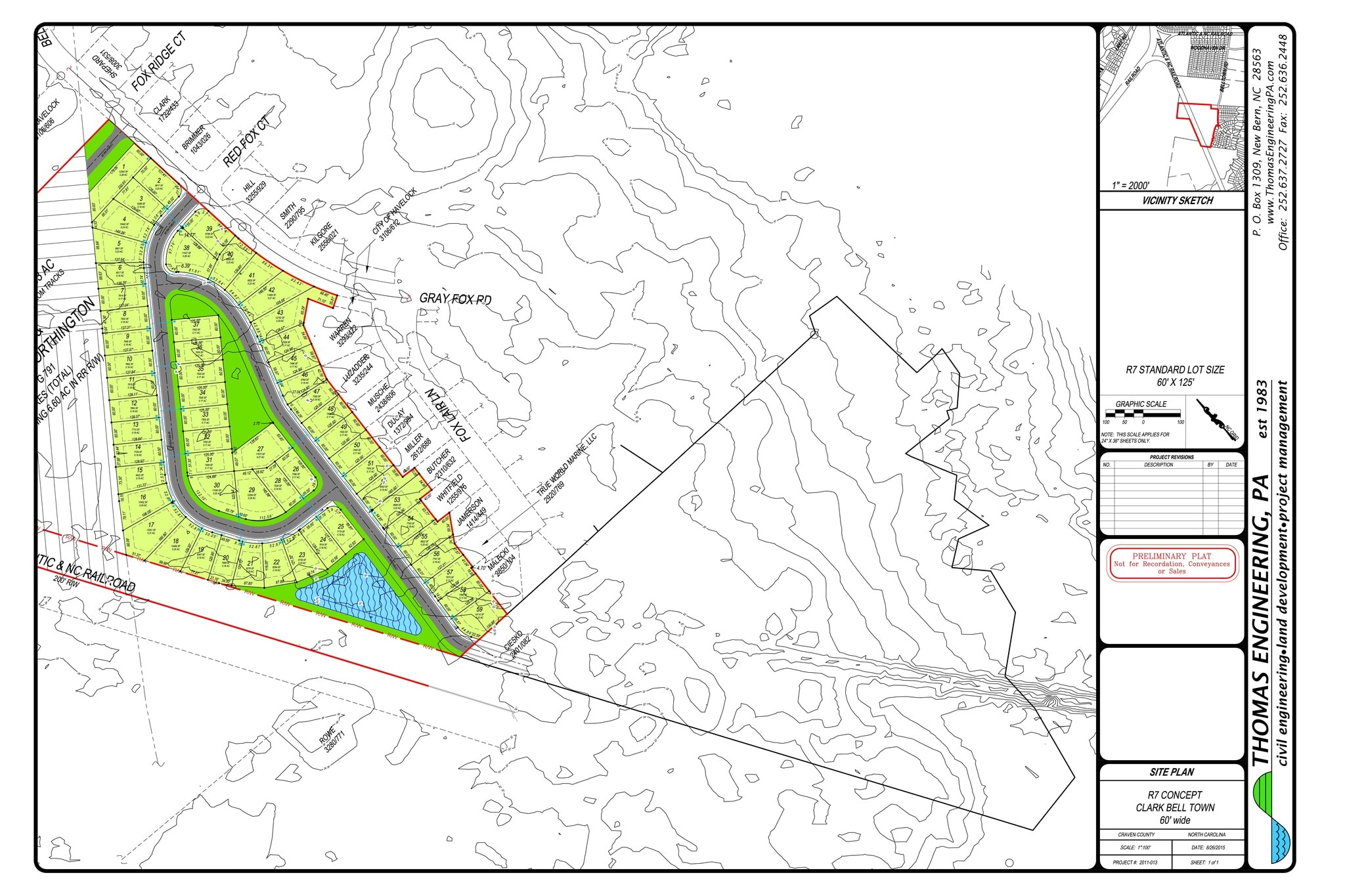 Fox Ridge Ct, Havelock, NC for sale Site Plan- Image 1 of 4