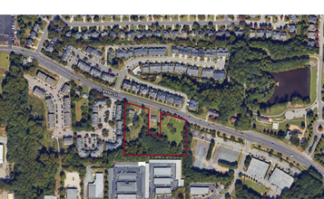 1400 Center St, Apex, NC - AERIAL map view - Image1