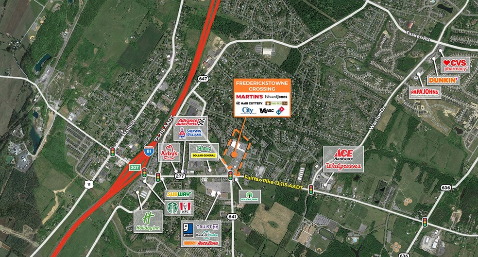 403 Double Church Rd, Stephens City, VA for lease - Aerial - Image 3 of 6