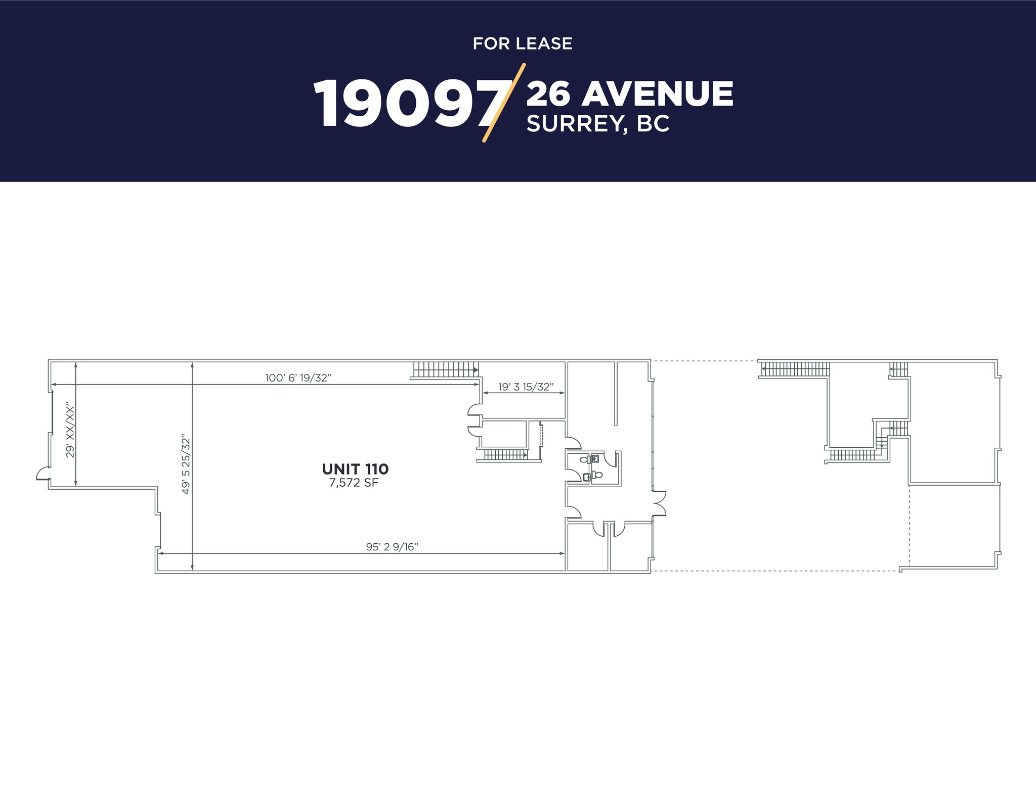 19097 26th Ave, Surrey, BC for lease Site Plan- Image 1 of 2