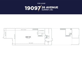 19097 26th Ave, Surrey, BC for lease Site Plan- Image 1 of 2