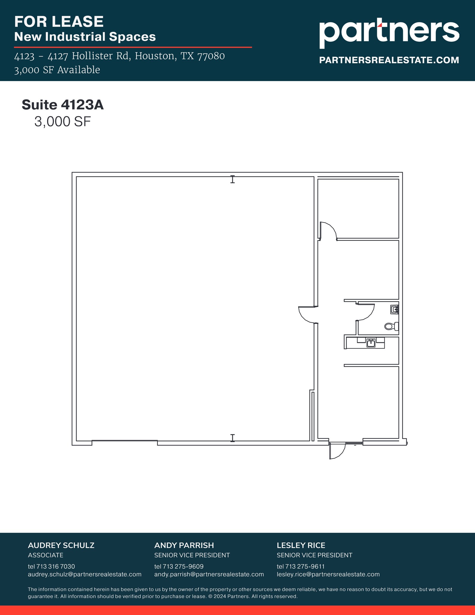 4125 Hollister St, Houston, TX for lease Site Plan- Image 1 of 1