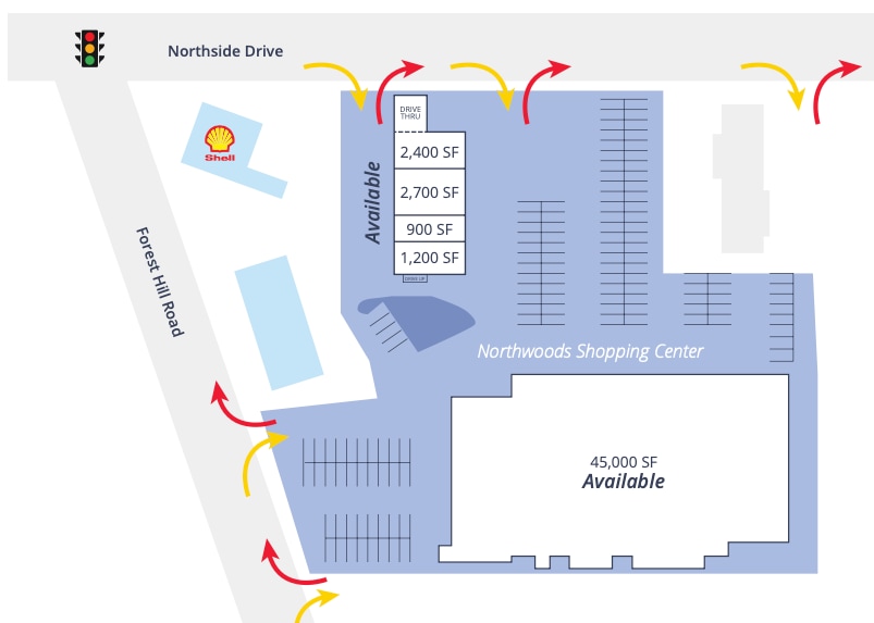 3972-3990 Northside Dr, Macon-Bibb, GA for lease - Floor Plan - Image 2 of 3
