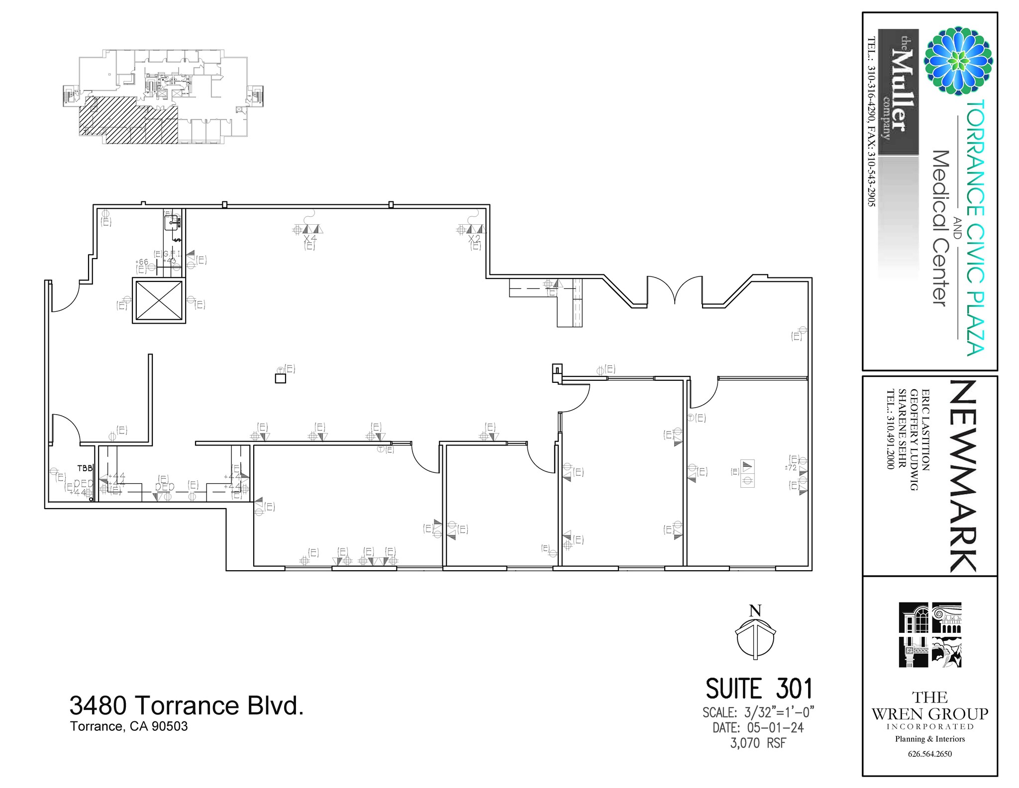 3400 Torrance Blvd, Torrance, CA for lease Floor Plan- Image 1 of 1