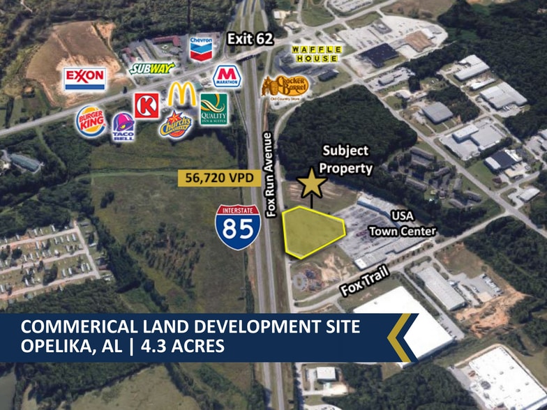 0 Fox Run Ave, Opelika, AL for sale - Building Photo - Image 1 of 1