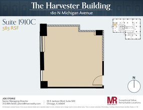 180 N Michigan Ave, Chicago, IL for lease Floor Plan- Image 1 of 3