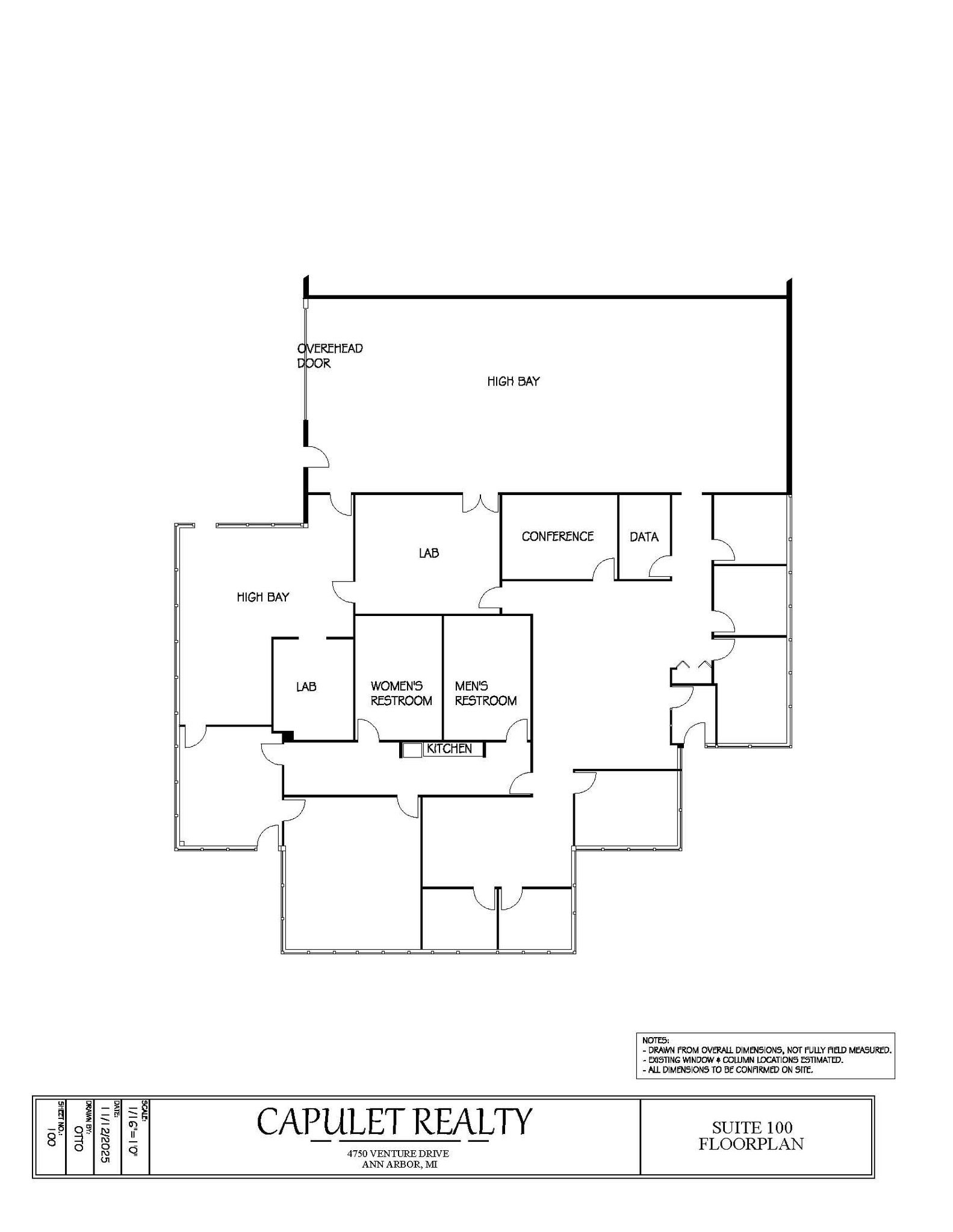 4750 Venture Dr, Ann Arbor, MI for lease Floor Plan- Image 1 of 2