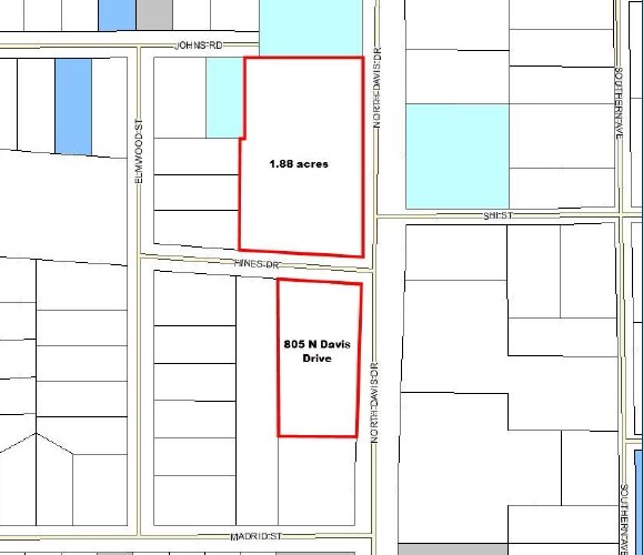 805 N Davis Dr, Warner Robins, GA for sale Aerial- Image 1 of 1