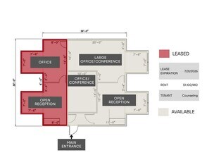 107 Fountain Brook Cir, Cary, NC for lease Floor Plan- Image 2 of 3