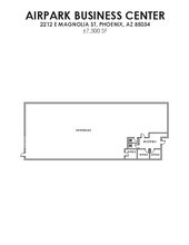 2810 S 24th St, Phoenix, AZ for lease Floor Plan- Image 2 of 2