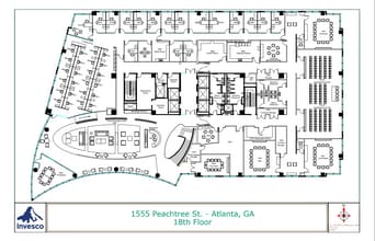 1555 Peachtree St, Atlanta, GA for lease Floor Plan- Image 1 of 1