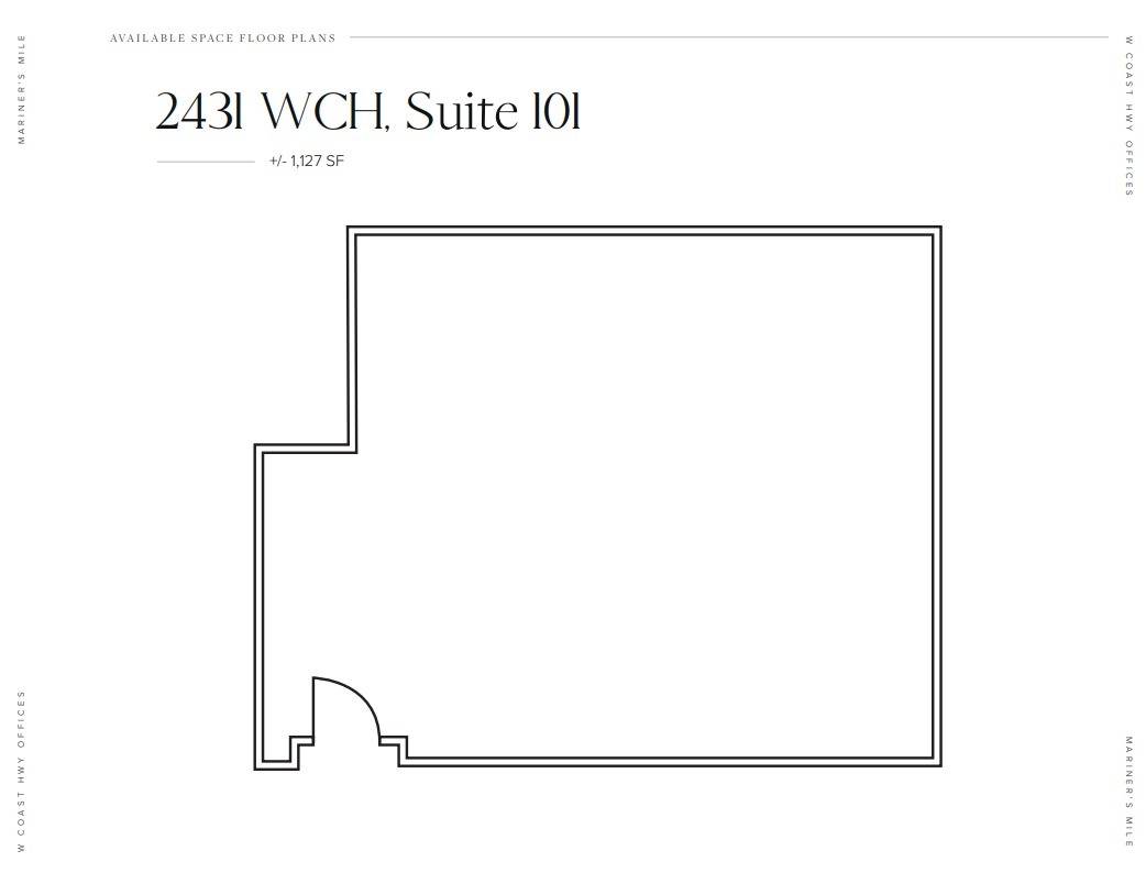 2507 W Coast Hwy, Newport Beach, CA for lease Floor Plan- Image 1 of 1