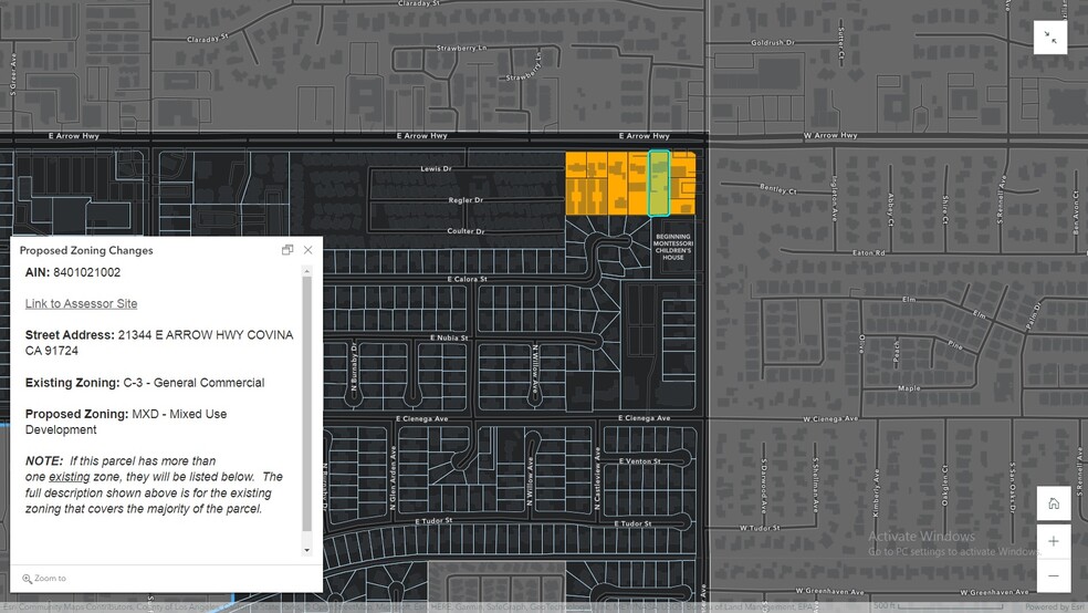 21344 E Arrow Hwy, Covina, CA for sale - Site Plan - Image 2 of 5