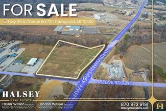 More details for 721 Greene Rd, Paragould, AR - Land for Sale