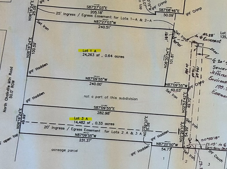 147 N Chalkville Rd, Trussville, AL for sale - Plat Map - Image 2 of 2