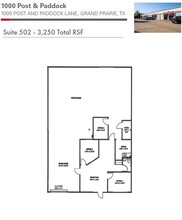 1000 Post and Paddock Ln, Grand Prairie, TX for lease Floor Plan- Image 1 of 1