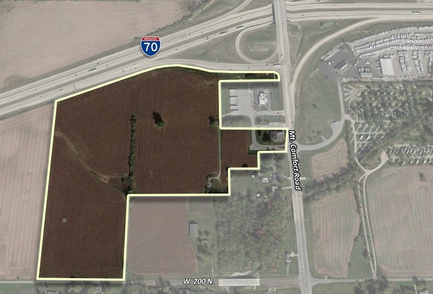 SW I-70 & Mt. Comfort Rd, Greenfield, IN for sale - Building Photo - Image 1 of 1