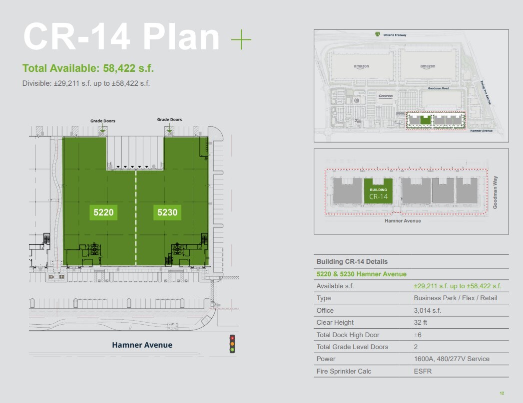 5200-5210 Hamner, Eastvale, CA for lease Floor Plan- Image 1 of 1