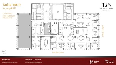 125 S Wacker Dr, Chicago, IL for lease Floor Plan- Image 1 of 1
