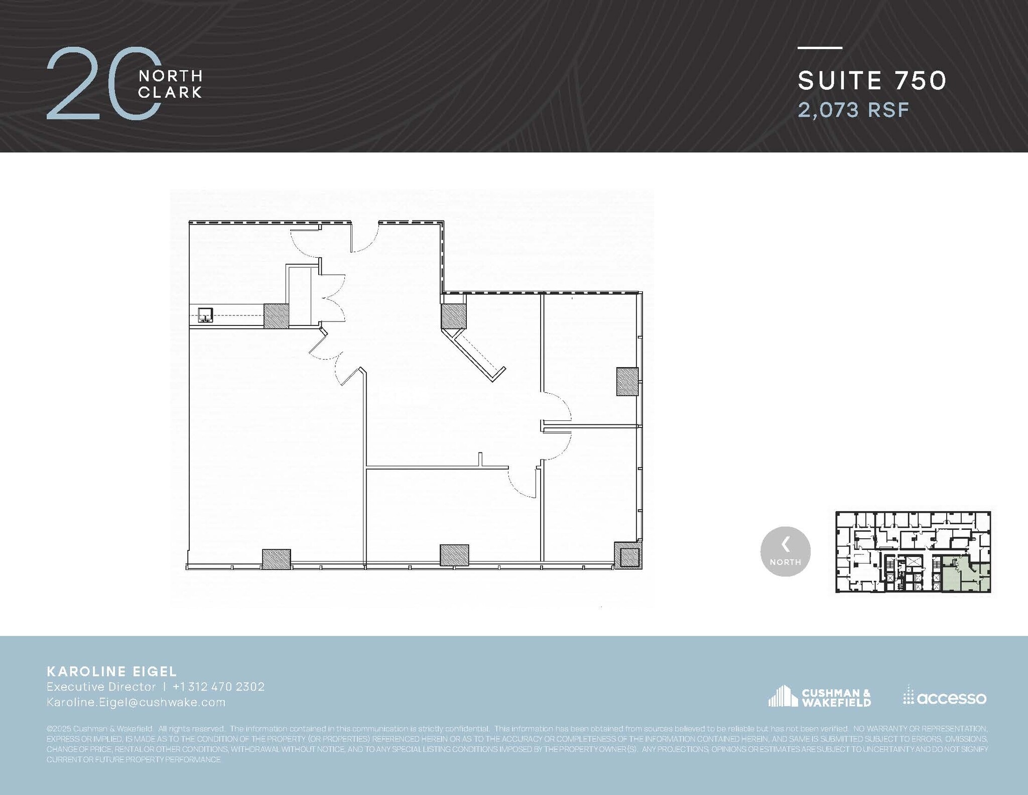 20 N Clark St, Chicago, IL for lease Floor Plan- Image 1 of 1