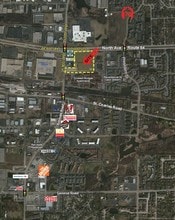610 E North Ave, Carol Stream, IL - AERIAL  map view