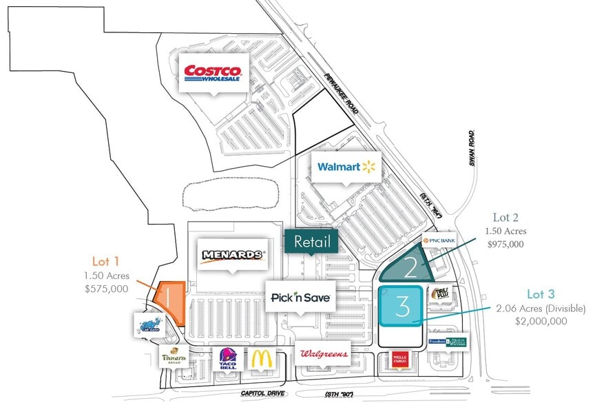 Pewaukee Rd, Pewaukee, WI for sale - Site Plan - Image 1 of 1