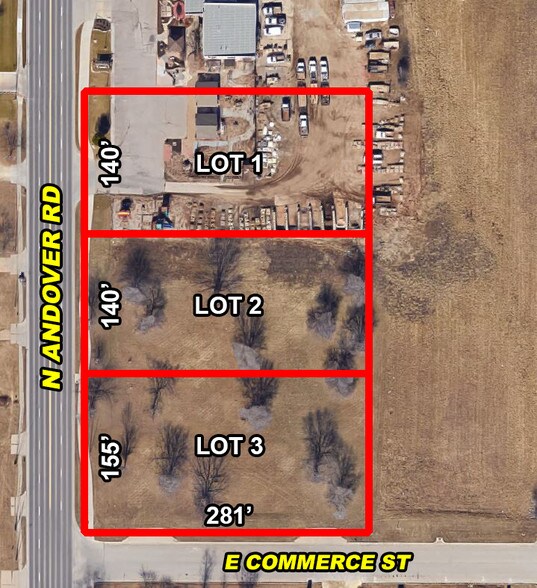 1122 N Andover Rd, Andover, KS for sale - Aerial - Image 1 of 1