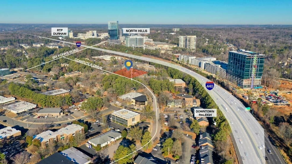 3803 Computer Dr, Raleigh, NC for sale - Aerial - Image 2 of 2