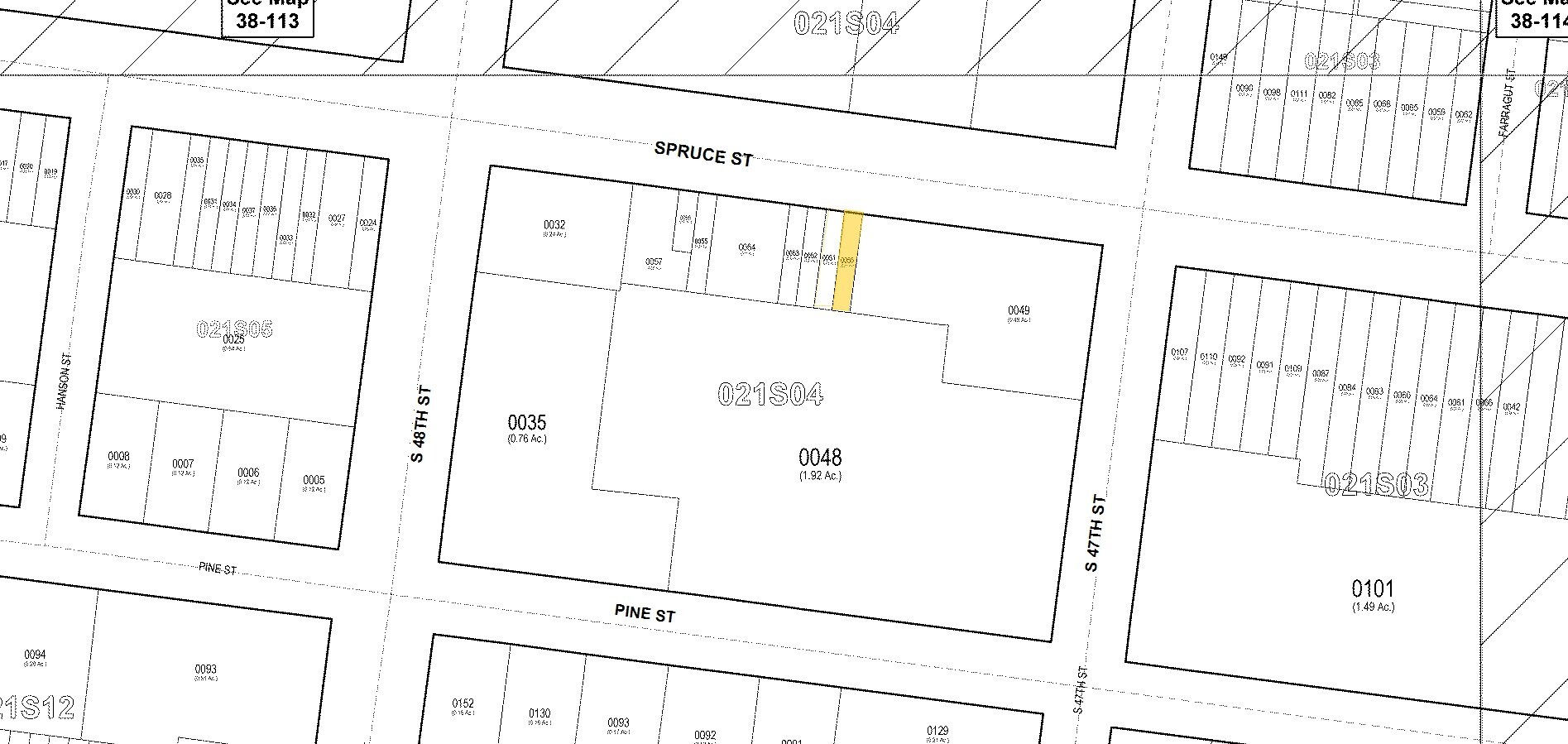 4726 Spruce St, Philadelphia, PA for sale Plat Map- Image 1 of 1