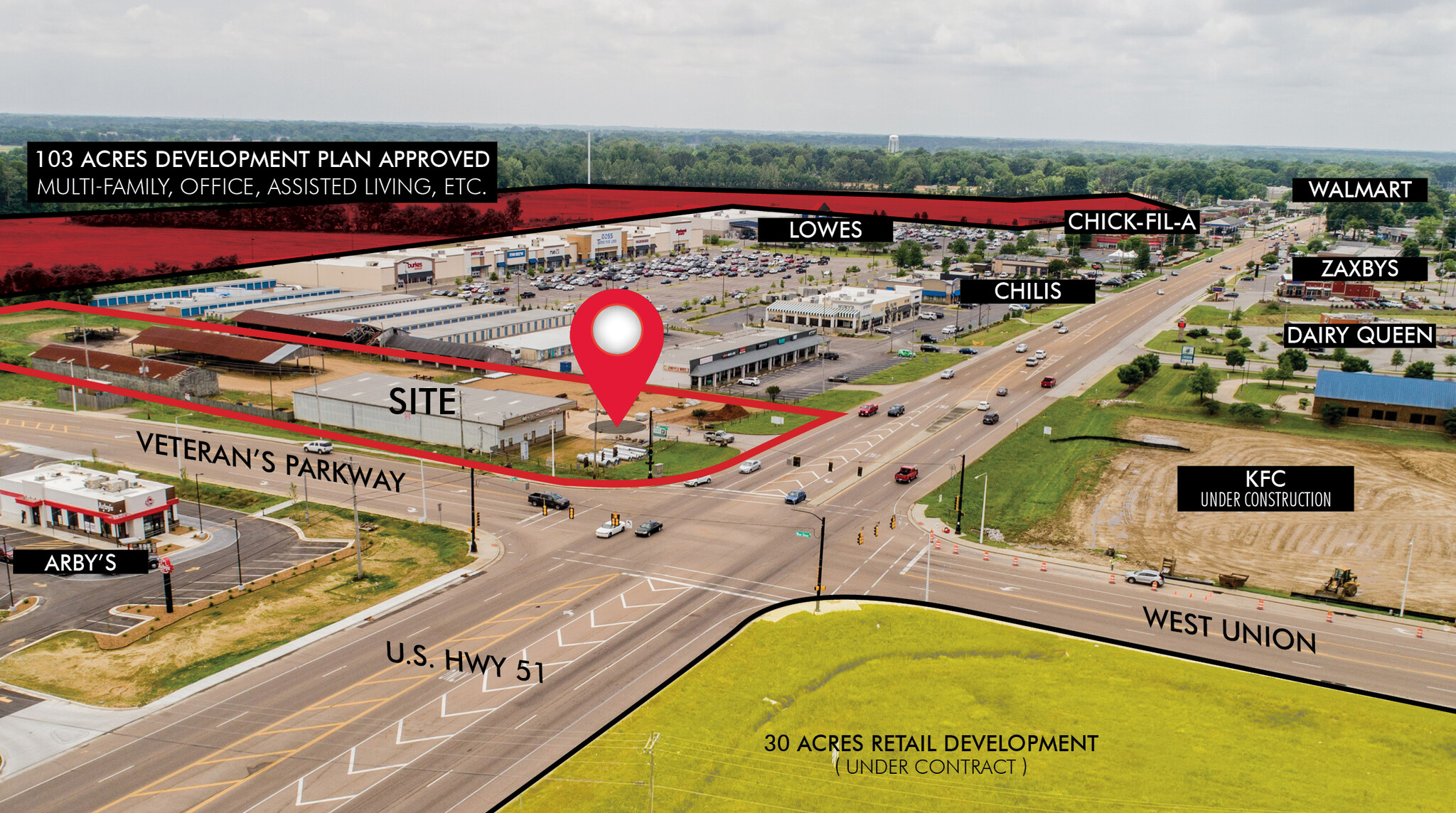 8612 Hwy 51 N, Millington, TN for sale Site Plan- Image 1 of 1