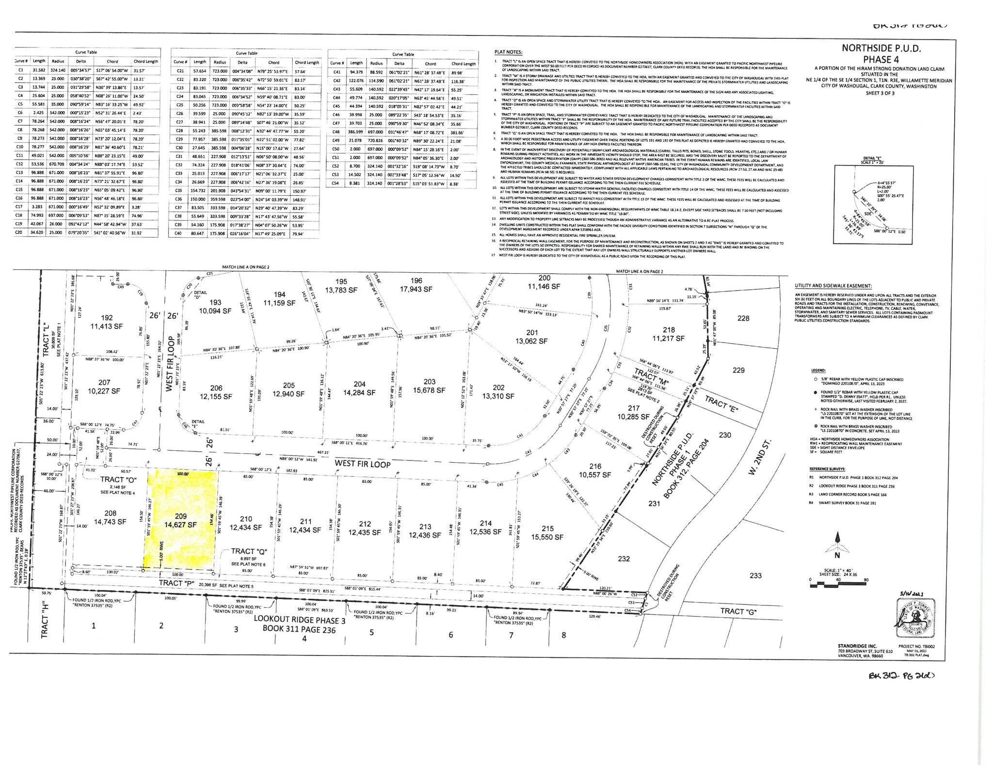 349 W Fir Loop, Washougal, WA for sale Plat Map- Image 1 of 1