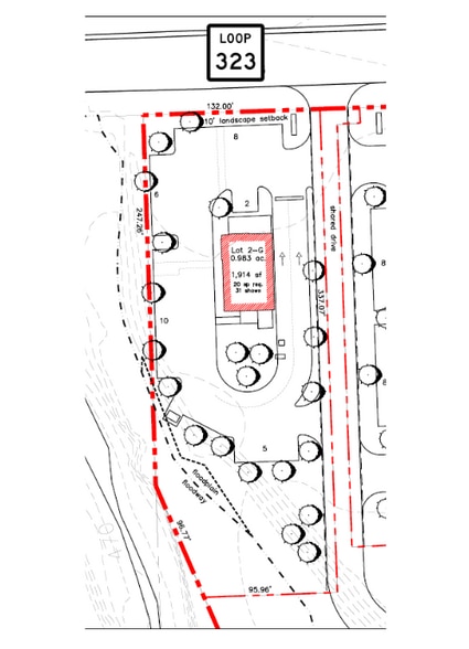 601 ESE Loop 323 loop, Tyler, TX for sale - Site Plan - Image 3 of 4