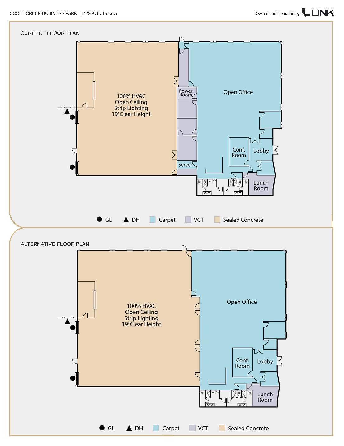 466-472 Kato Ter, Fremont, CA for lease Floor Plan- Image 1 of 1