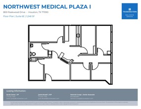 800 Peakwood Dr, Houston, TX for lease Floor Plan- Image 1 of 1