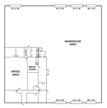 4300 82nd St, Sacramento, CA for lease Floor Plan- Image 1 of 2