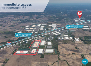 Hub I -65 Building 4, Lebanon, IN - aerial  map view